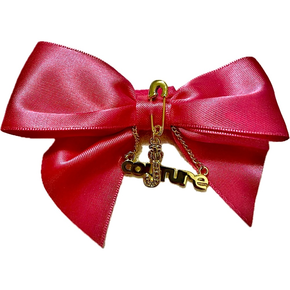 Juicy Couture Pink Bow & Gold Charms